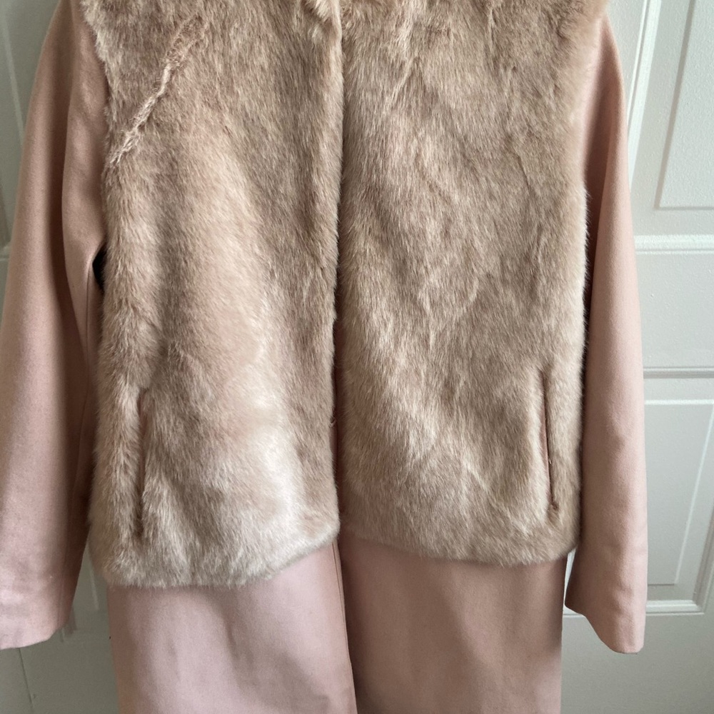 Zara faux wool coat